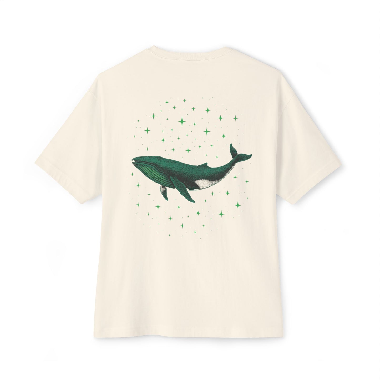 Celestial Whale Oversized Tee