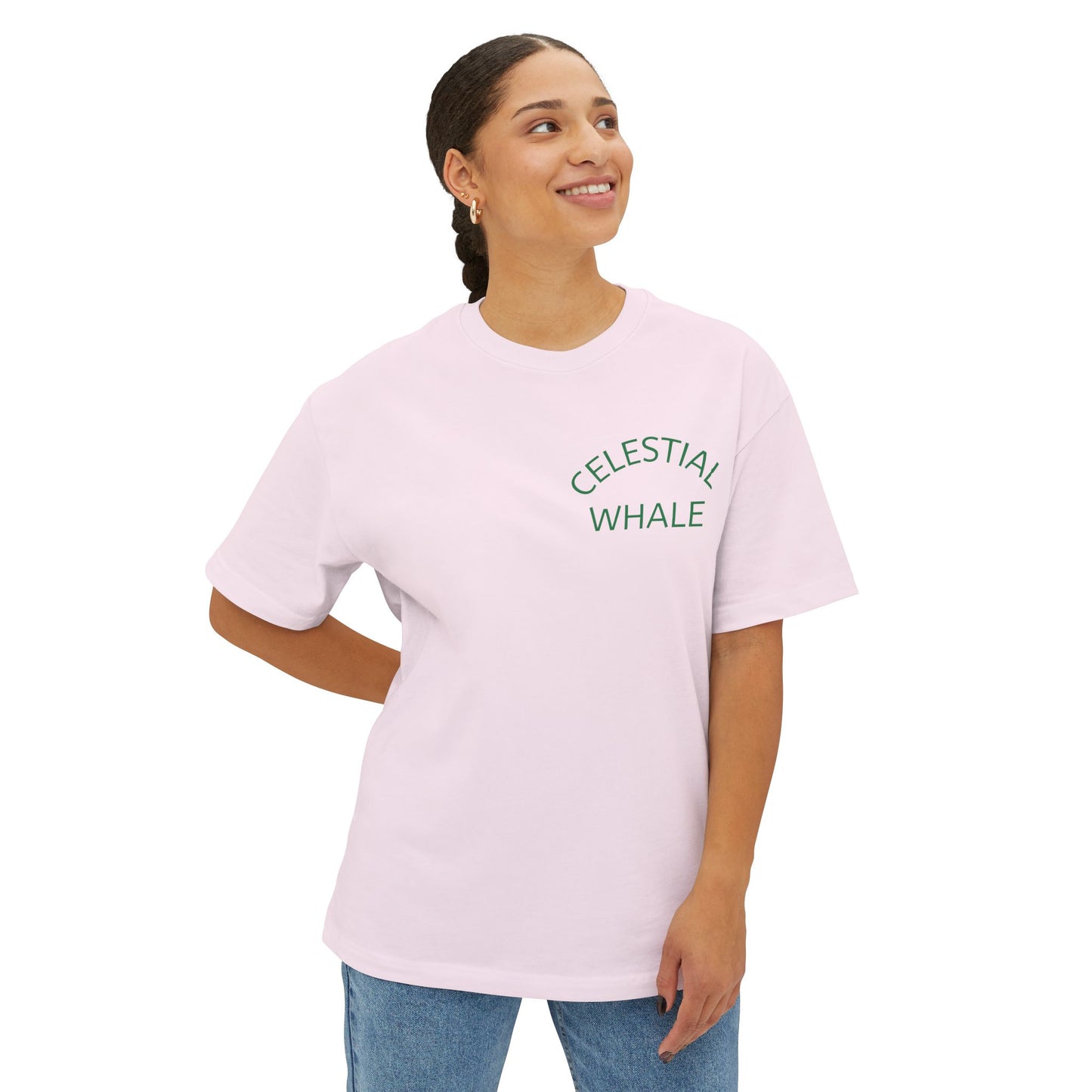 Celestial Whale Oversized Tee